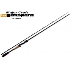 Спиннинг Major Craft Basspara 632 ML, углеволокно, штеккерный, 1,91 м, тест: 3-11 г, 118 г